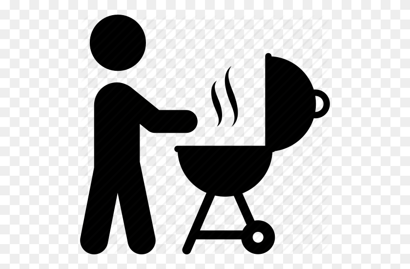 512x491 Bbq Grill Silhouette Png For Free Download On Ya Webdesign - Bbq Smoker Clipart