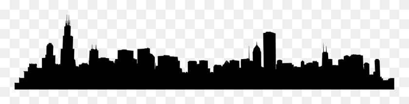 1124x224 Bcm - City Skyline Silhouette PNG