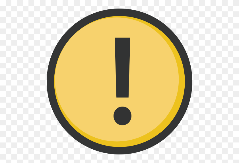 512x512 Be Careful, Careful, Caution Icon With Png And Vector Format - Caution PNG