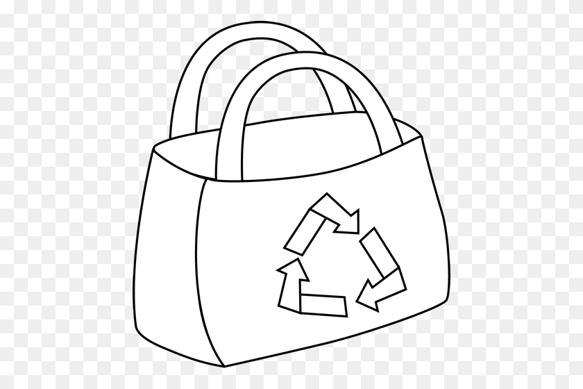 458x500 Beach Bag Cliparts - Tote Bag Clipart