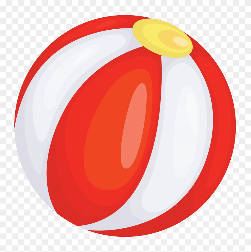 4306x4320 Beach Ball Png - Red Ball Clipart