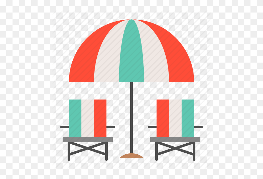 512x512 Beach, Beach Chair, Beach Scene, Beach Umbrella, Vacation Icon - Beach Umbrella PNG