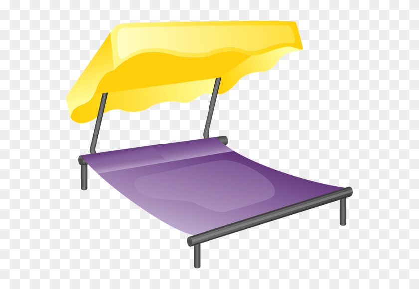 600x520 Beach Bed Png Vector Clipart Clip Art Beach Bed - Make Bed Clipart