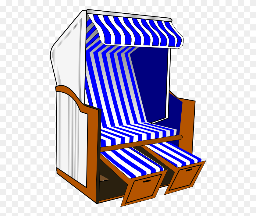 512x649 Beach Chair Clipart, Beach Chair With Umbrella Stock Vector - Adirondack Chair Clip Art