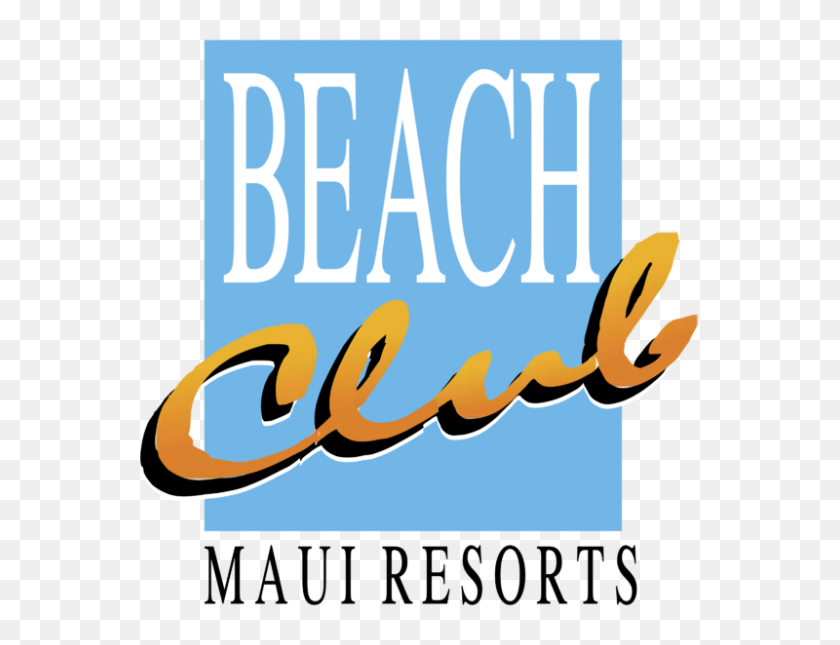 800x600 Beach Club Maui Resorts Logo Png Transparent Vector - Maui PNG
