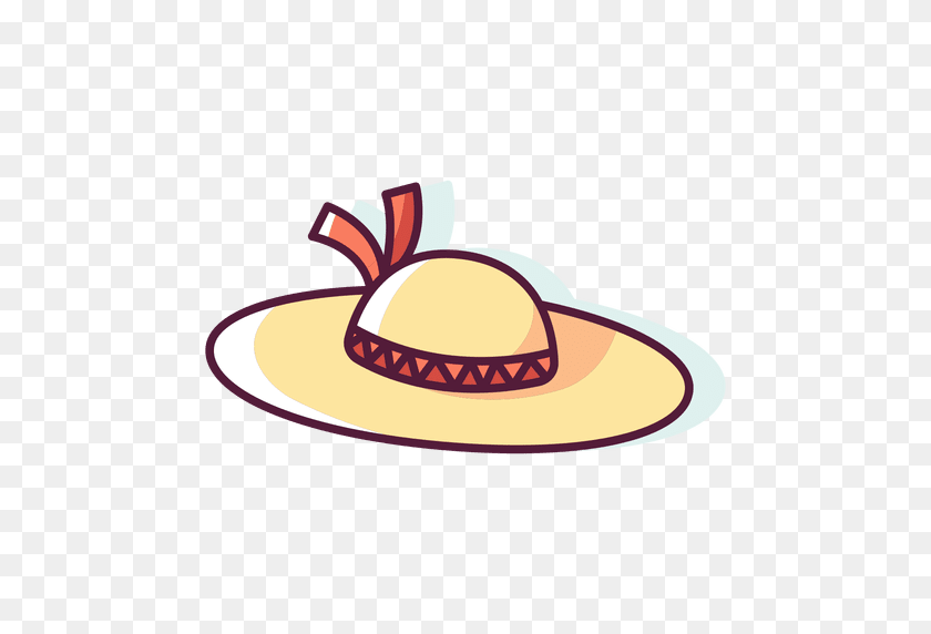 512x512 Sombrero De Playa Mujer - Playa Png