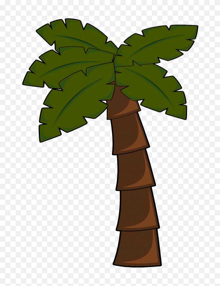 999x1318 Beach Palm Tree Clip Art - Free Beach Clipart
