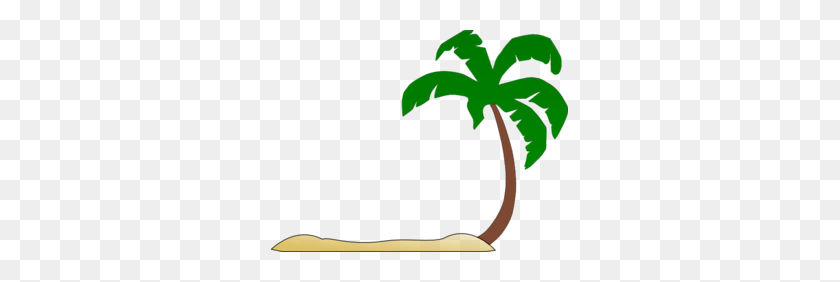 297x222 Beach Palm Tree Clip Art Png, Clip Art For Web - Tree With Roots Clipart Free