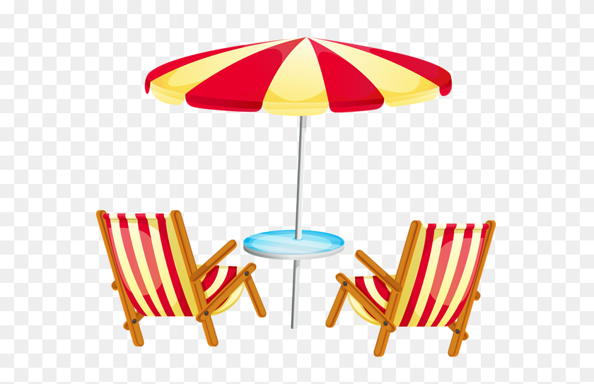 600x483 Beach Png Transparent Free Images Png Only - Beach Chair And Umbrella Clipart
