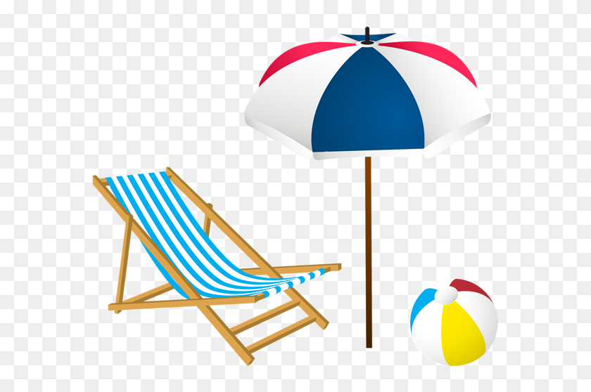600x498 Beach Summer Set Png Clip Art - Set Table Clipart