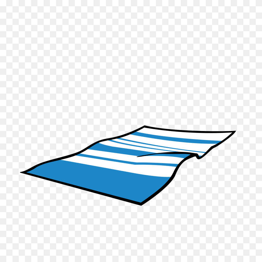 2400x2400 Beach Towel Clipart - Blanket Clipart