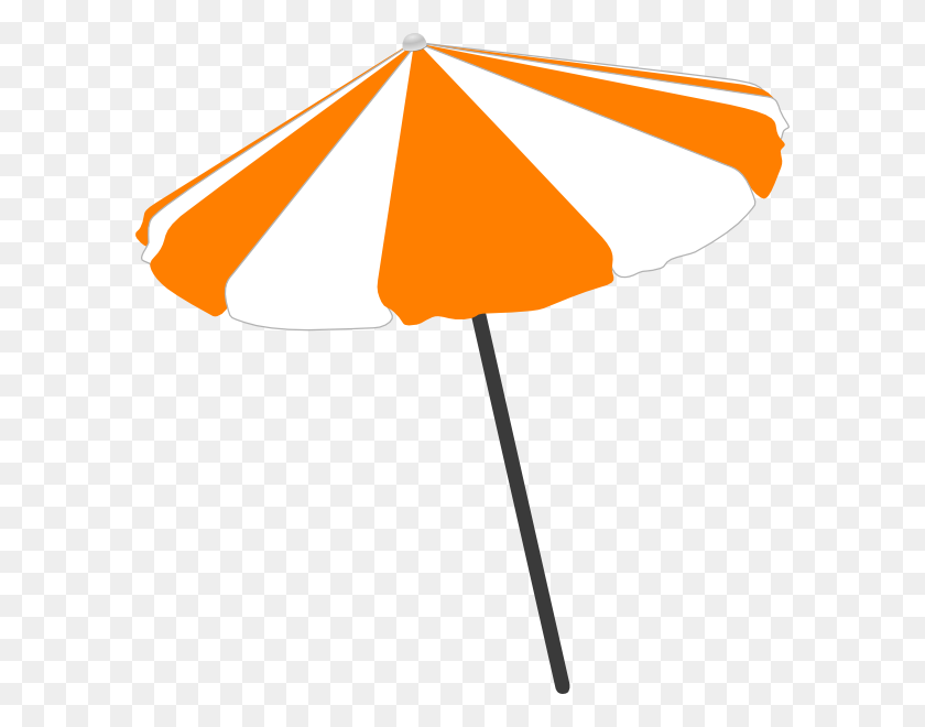 594x600 Beach Umbrella Clip Art - Umbrella Clipart