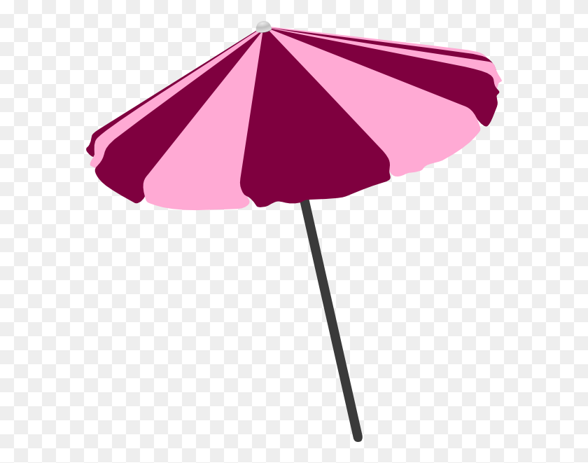 594x601 Beach Umbrella Clip Art - Beach Chair And Umbrella Clipart