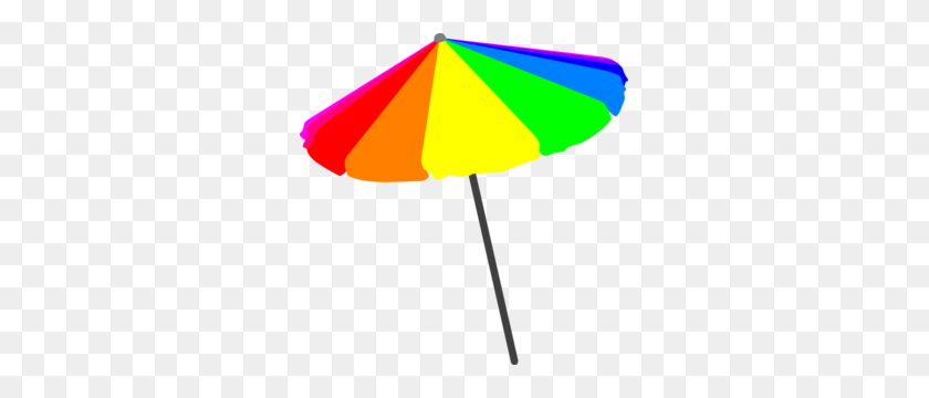 297x300 Beach Umbrella, Primary Clip Art - Primary Clipart