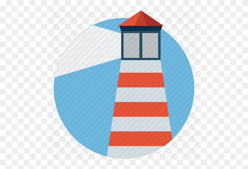 512x512 Beacon, Beacon Light, Guidepost, Lighthouse, Pointer, Signal - Light House PNG