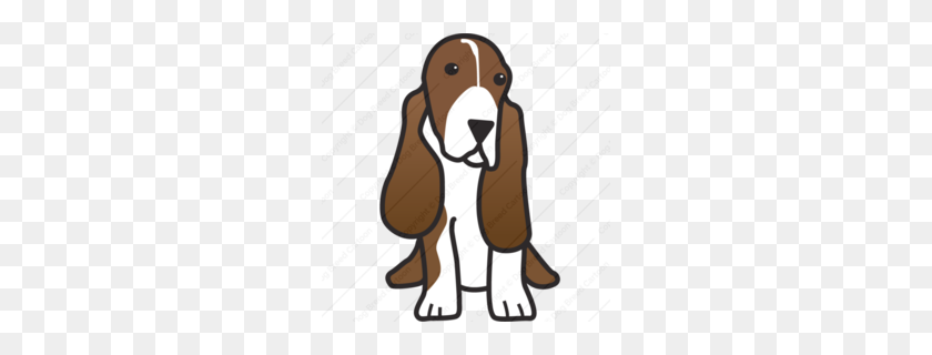 260x260 Beagle Clipart - Hound Dog Clipart