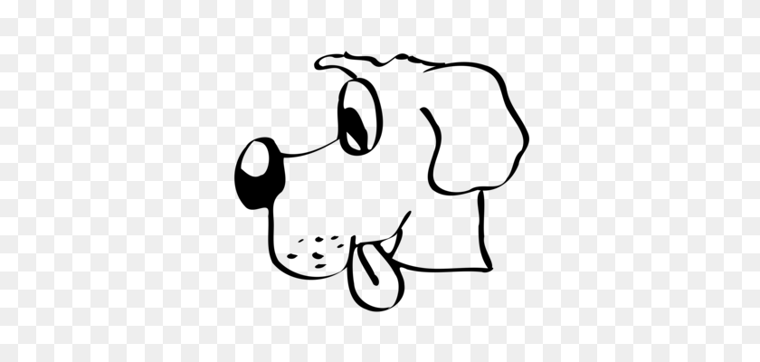 340x340 Beagle Cachorro De Dibujo En Blanco Y Negro Mascota - Cachorro Blanco Y Negro De Imágenes Prediseñadas
