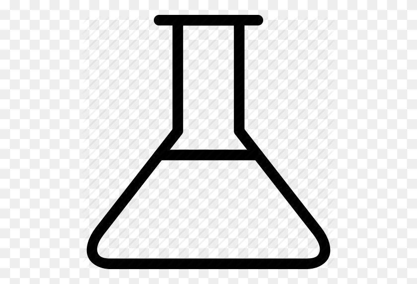 512x512 Beaker, Chemical, Chemistry, Conical Flask, Erlenmeyer Flask - Erlenmeyer Flask Clip Art