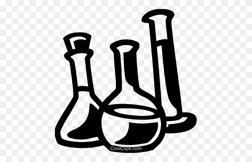 473x480 Beakers Flasks And Test Tubes Royalty Free Vector Clip Art - Tube Clipart