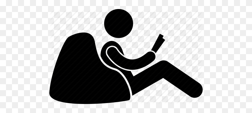 Beanbag Book Floor Home Man Newspaper Reading Icon Black And White Reading Clipart Stunning Free Transparent Png Clipart Images Free Download