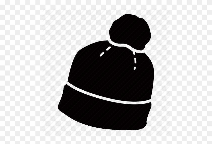 512x512 Beanie, Bobble, Cap, Hat, Headware, Knitted, Winter Icon - Winter Hat PNG