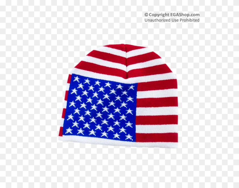 600x600 Beanie With The United States Flag - American Flag PNG Transparent