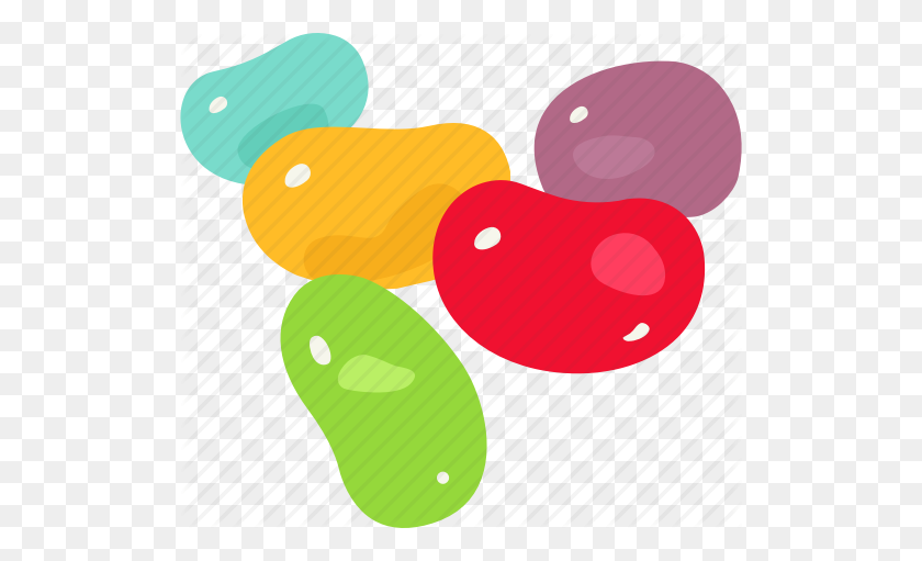 512x451 Beans, Belly, Candy, Confectionery, Jelly, Jelly Beans, Sweets Icon - Jelly Bean PNG