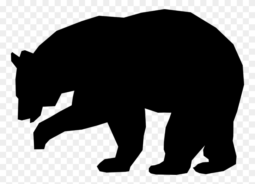 768x546 Медведь Черный И Белый Черный Медведь Картинки Клипарт - Реалистичные Животные Клипарт Черный И Белый