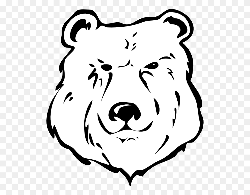 528x596 Медведь Черно-Белые Картинки - Черный Медведь Клипарт Черный И Белый
