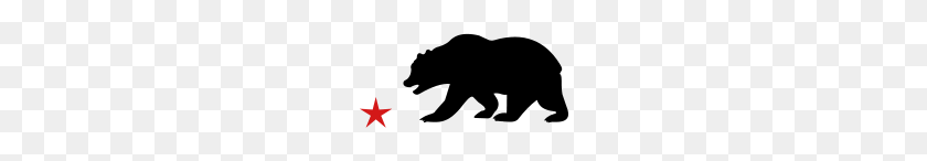 190x86 Медведь Калифорния - Калифорнийский Медведь Png