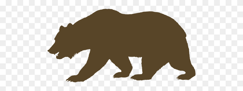 512x256 Медведь Картинки - Белый Медведь Клипарт Черный И Белый