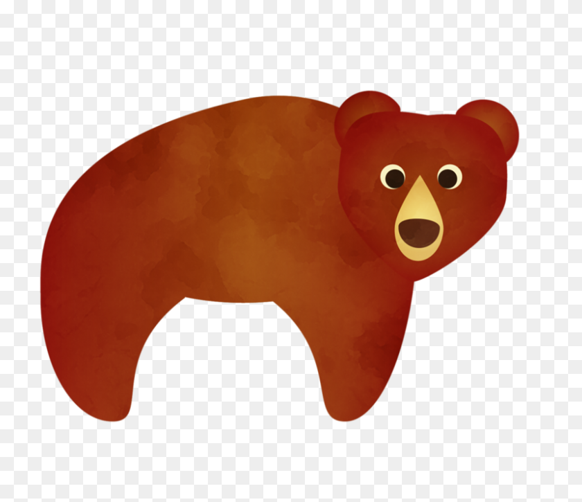 800x683 Медведь Картинки - Лесной Клипарт