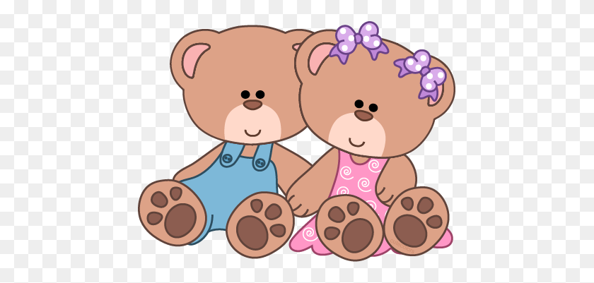 449x341 Bear Clipart Real Baby - Baby Baptism Clipart