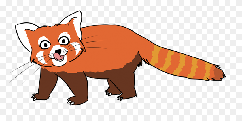 863x400 Bear Clipart Red Panda - Child Crying Clipart