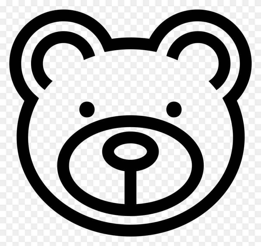 980x922 Bear Face Png Icon Free Download - Bear Head PNG