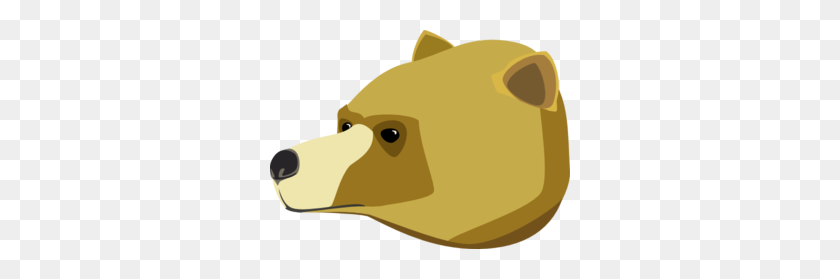 300x219 Медведь Голова Картинки - Медведь Голова Клипарт