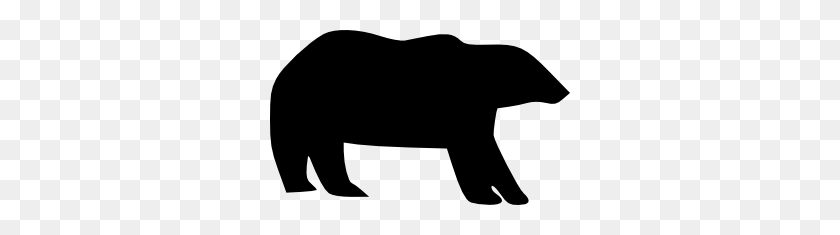 300x175 Значок Медведя Картинки - Белый Медведь Клипарт