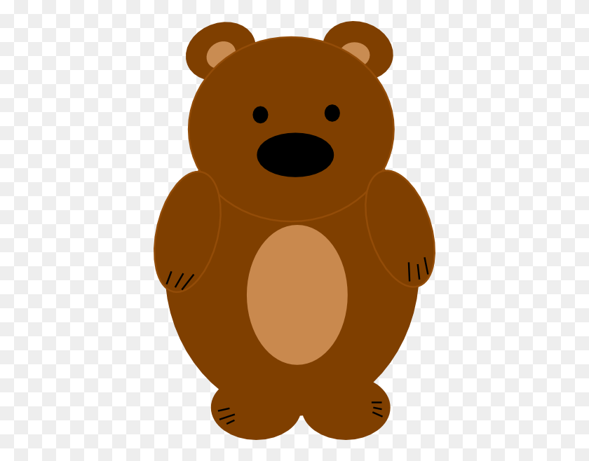 402x598 Bear No Smile Clip Art - Brown Bear Brown Bear Clipart