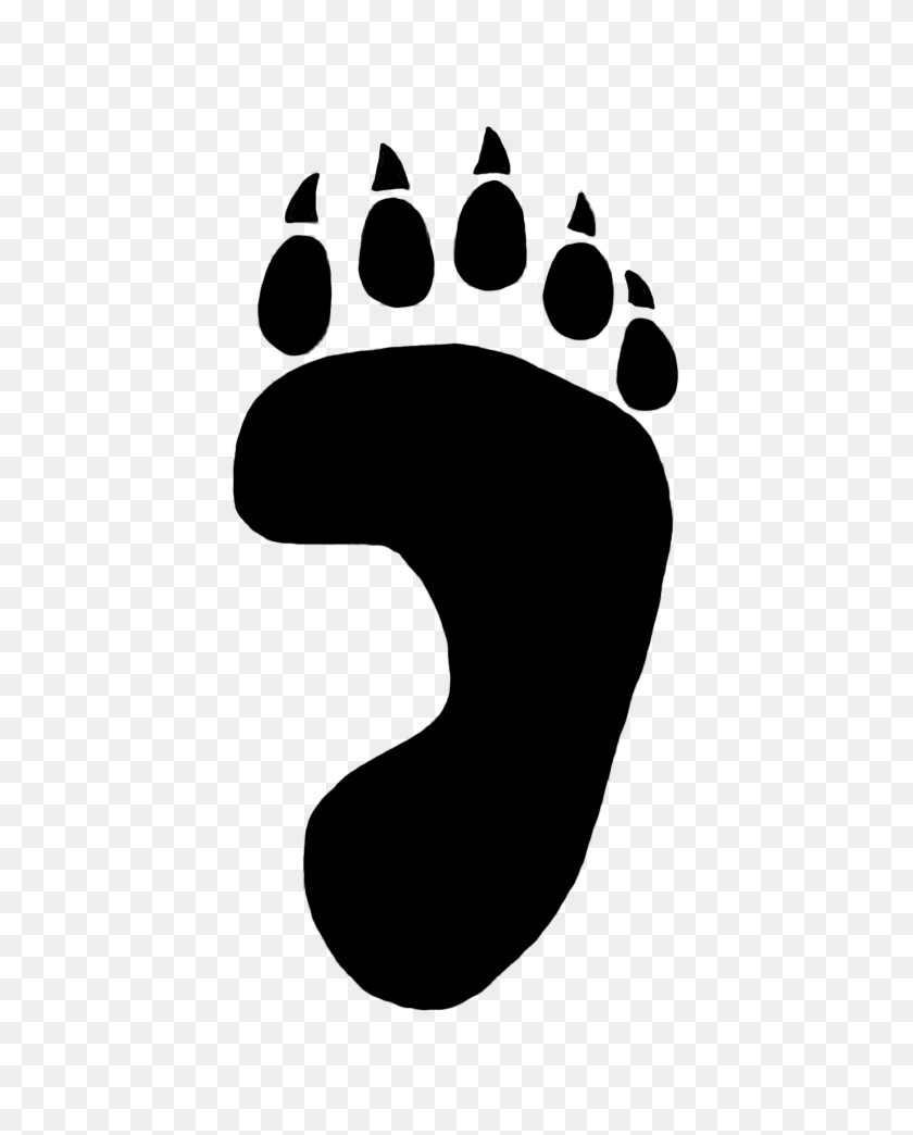 654x984 Bear Paw Print Dog Foot Prints Logo Free Download Clip Art - Dog Paw Clipart