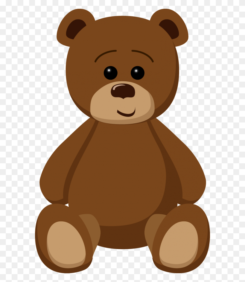 600x907 Bear Png Drawn - Teddy Bear PNG
