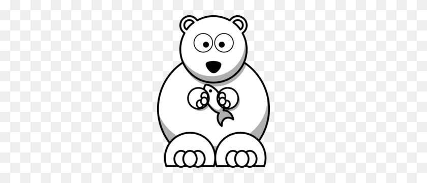 222x300 Bear Png Images, Icon, Cliparts - Polar Bear Clipart Black And White