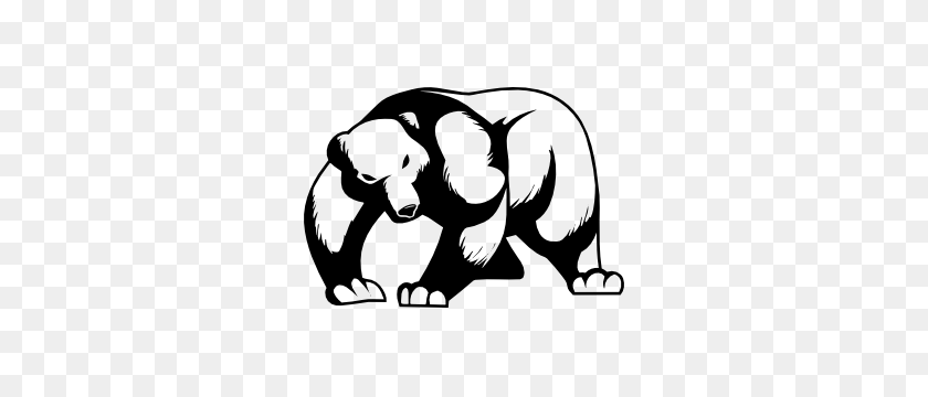300x300 Pegatinas De Oso Calcomanías De Coche De Peluche Y Aterrador Goofy Bears - Smokey The Bear Clipart