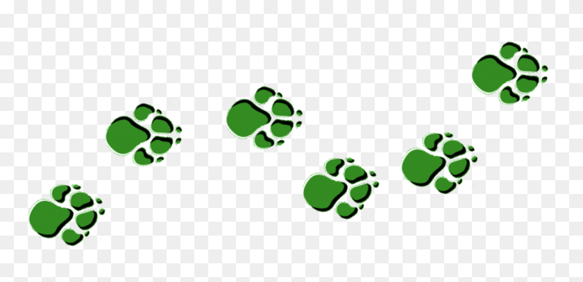 1210x539 Bear Tiger Paw Dog Clip Art - Dog Footprint Clipart