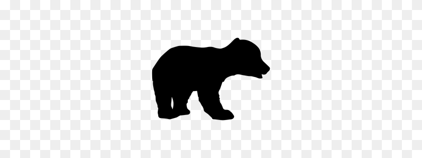 256x256 Bear Transparent Png Or To Download - Bear Silhouette PNG