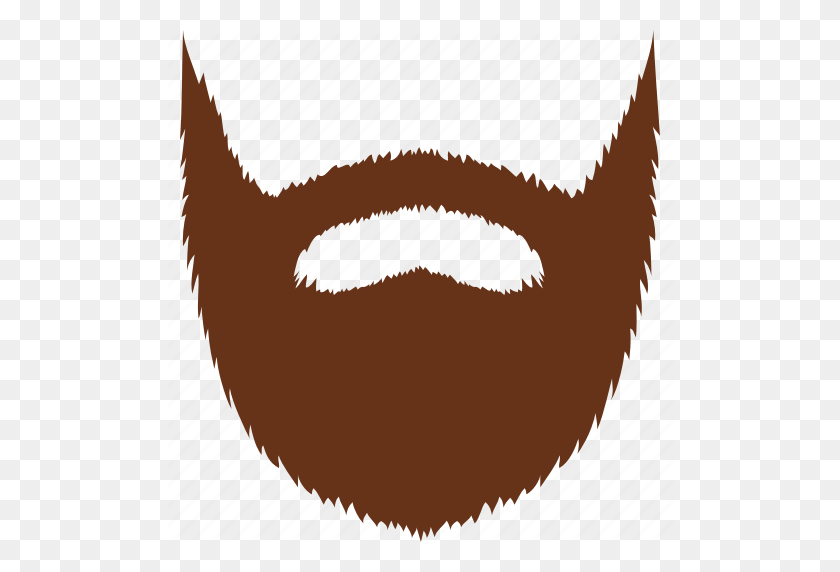 512x512 Beard, Facial, Goatee, Hair, Manly, Masculine, Mustache Icon - Goatee PNG