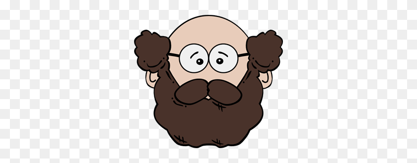 300x269 Beard Png Images, Icon, Cliparts - Bald Clipart