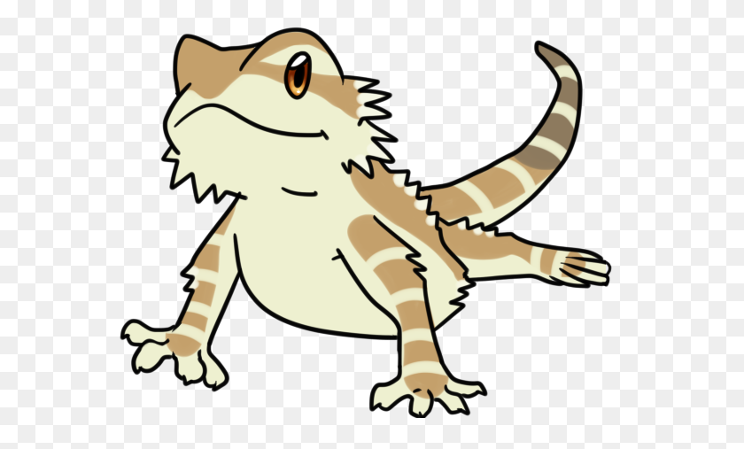 569x447 Bearded Dragon Clip Art - You Are Welcome Clipart