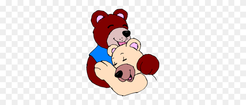 249x298 Bears Hugging Clip Art - Hug And Kiss Clipart