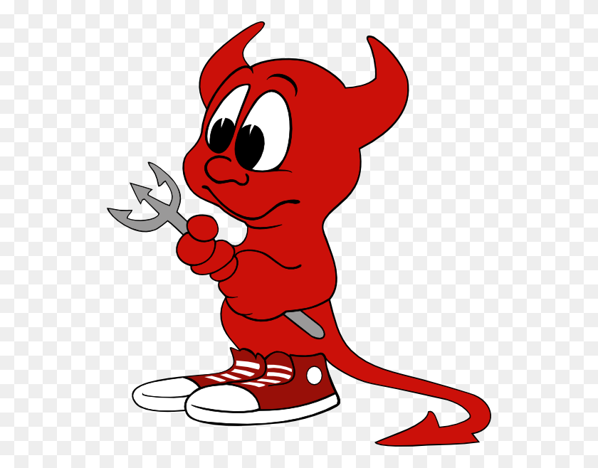 540x598 Beastie, Freebsd Daemon Clipart Vector Libre - Pull Clipart
