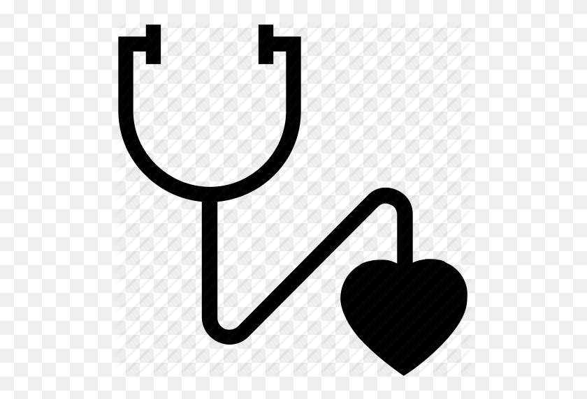 512x512 Beat, Checkup, Doctor, Healthcare, Heart, Sound, Stethoscope Icon - Stethoscope Heart Clipart